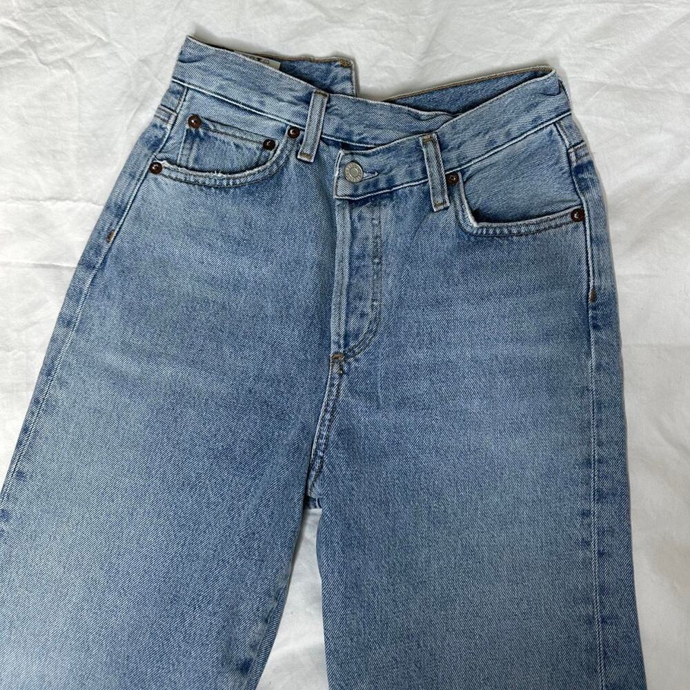 Agolde criss cross jeans in